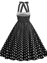 Polk Stitching Hepburn Retro Dress