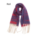 Thickened Jacquard Coarse Fringed Scarf