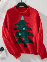 Women Christmas Tree Turtleneck Sweater