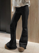 Solid Color High Waist Sports Pant