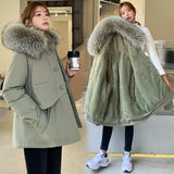 Thickening Cotton Down Coat