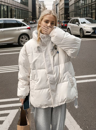 Loose Cotton-padded Warm Jacket Coat