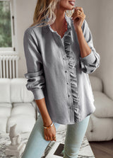 Women Long-sleeved Shirt Top