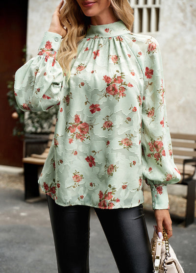 Women Printed Long-sleeved Shirt