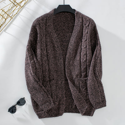 Pocket Casual Long Sleeve Sweater Coat