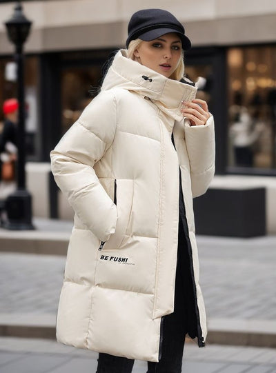 Winter Thick Hooded Long Coat