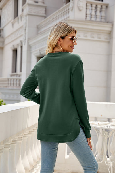 Long Sleeve Round Neck T-shirt