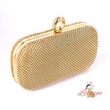 Diamond-studded Slung Portable Clutch Bag