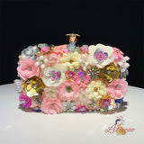 Flower Beaded Bag Banquet Wedding Dinner Bag