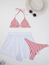 Split Sexy Swimsuit Three-piece Suit