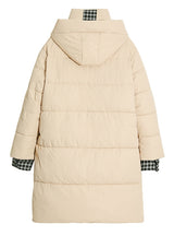 Long Hooded Padded Cotton-padded Jacket Coat