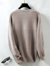 Casual Loose Knit Sweater Cardigan Coat