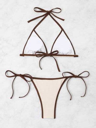 Women Triangular Split Bikini