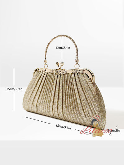 Retro Pleated Handbag Bag