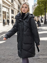 Medium and Long Knee-length Cotton-padded Jacket