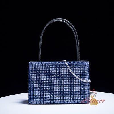 Chain One-shoulder Diamond Handbag