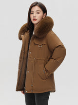 Winter Medium-long Cotton-padded Coat