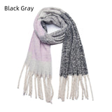 Thick Tassel Color Matching Thick Scarf