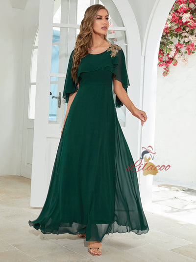 Loose Slim Chiffon Evening Dress