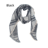 Jacquard Plaid Bevel Scarf