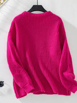 Knitted Pullover Loose Long Sleeve Sweater