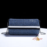 Chain Diamond-encrusted Hexagonal Box Bag