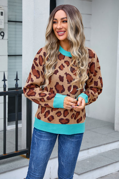 Pullover Flower Printed Sweater