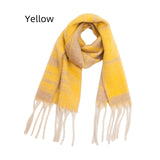 Thickened Jacquard Coarse Fringed Scarf