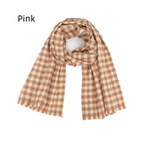 Cashmere-like Small Plaid Scarf