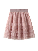 Mesh Cake Short Skirt