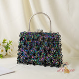 Handmade Beaded Pendant Retro Beaded Bag