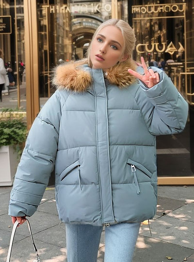 Short cotton-padded Down Jacket Coat