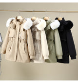 Large Fur Loose Thick Cotton-padded Down Jacket