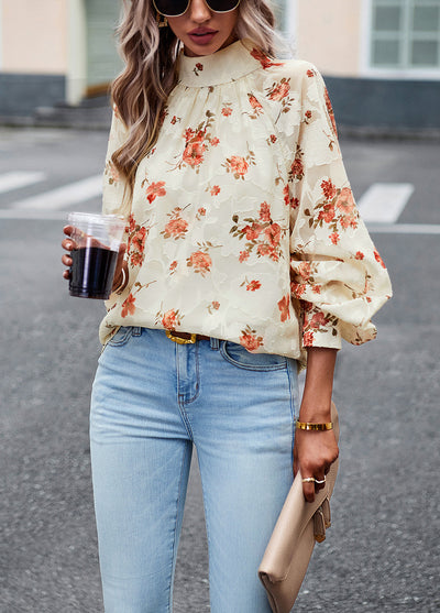 Women Printed Long-sleeved Shirt