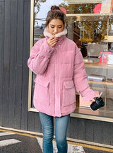 Corduroy Loose Thickened Cotton-padded Jacket