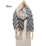 Thick Knotted Thick Braid Scarf