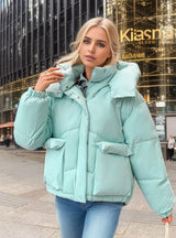 Warm Winter Short Cotton-padded Jacket Coat