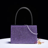 Chain One-shoulder Diamond Handbag