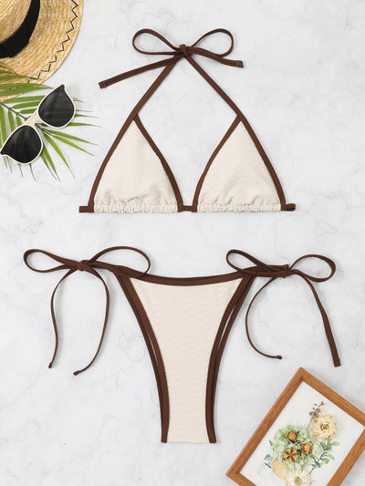 Women Triangular Split Bikini