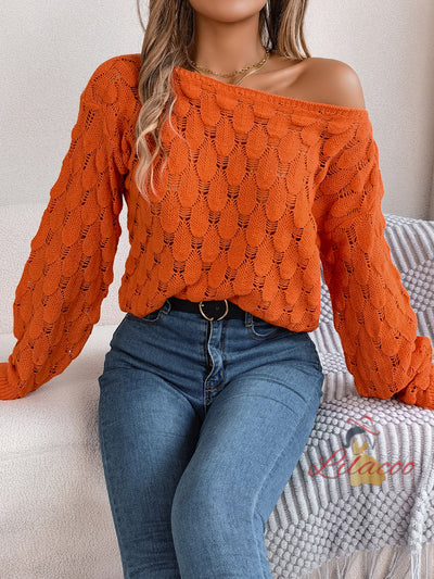 Women Lantern Sleeve Sweater