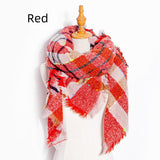 Polyester Square Plaid Scarf