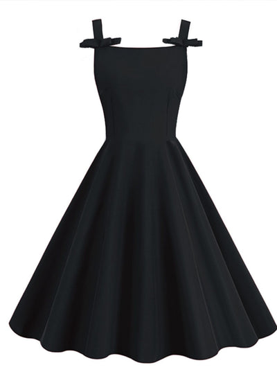 Bow Hepburn Suspender Dress