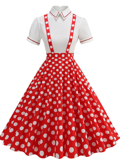 Palace College Polka-dot Retro Dress