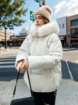 Cotton-padded Jacket Loose Down Jacket Coat