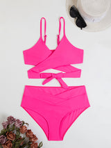 Cross Straps Beach Slim Bikini