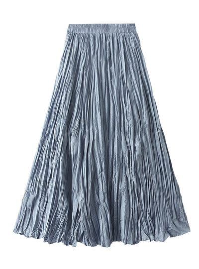 Women Slim Pleated Skirt