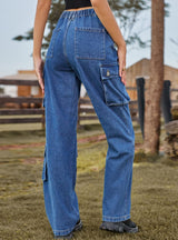 Multi-pocket Overalls Trousers Jeans