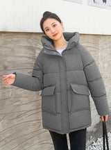 Winter Pocket Cotton-padded Jacket