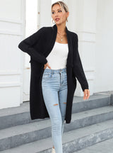 Large Size Pocket Tassel Coat Sweater