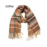 Thickened Wavy Striped National Wind Scarf Shawl